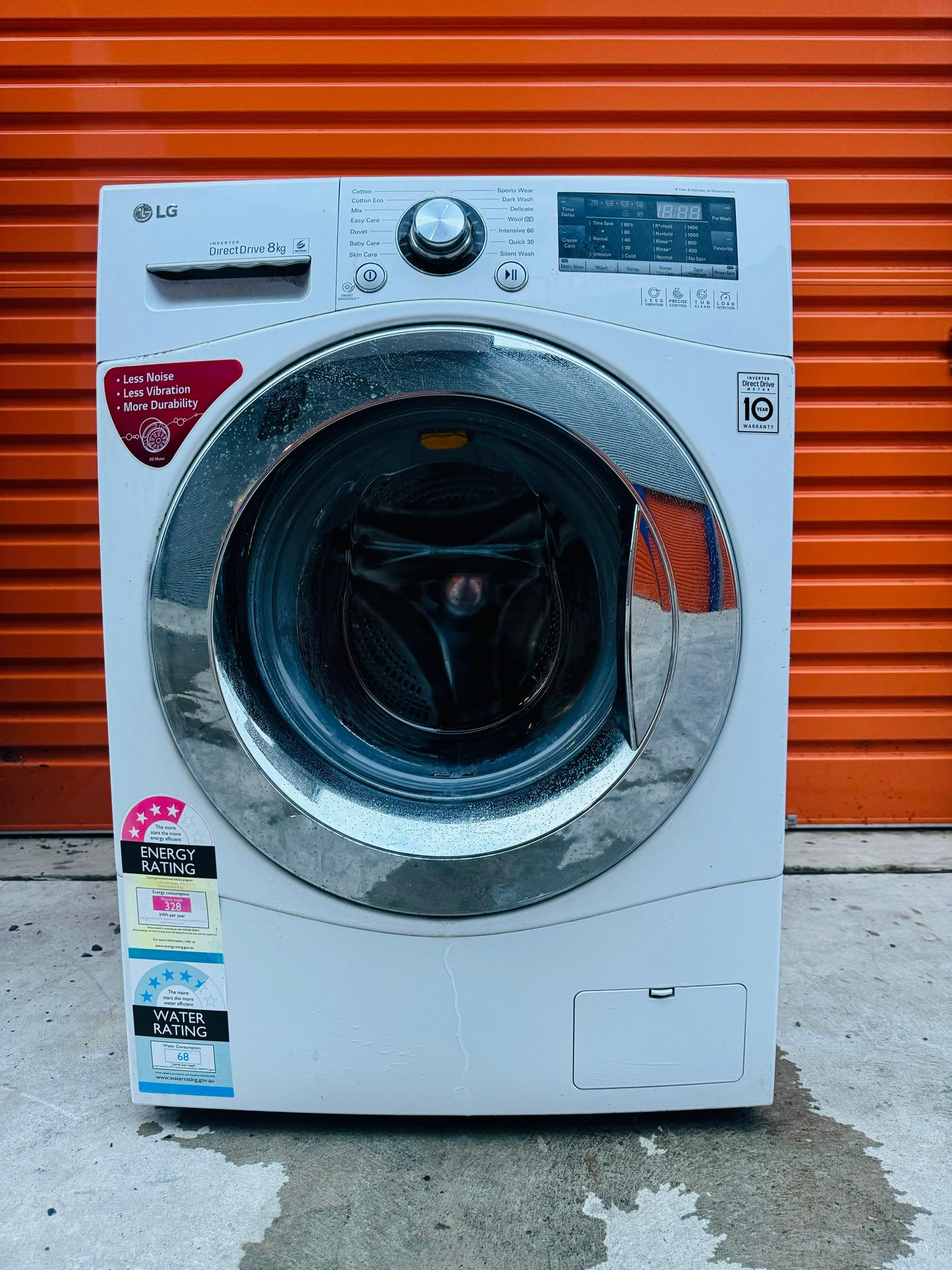 **LG 8 KGS FRONT LOADER WASHING MACHINE**