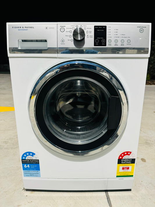 FISHER & PAYKEL 7.5KGS FRONT LOADER WASHING MACHINE