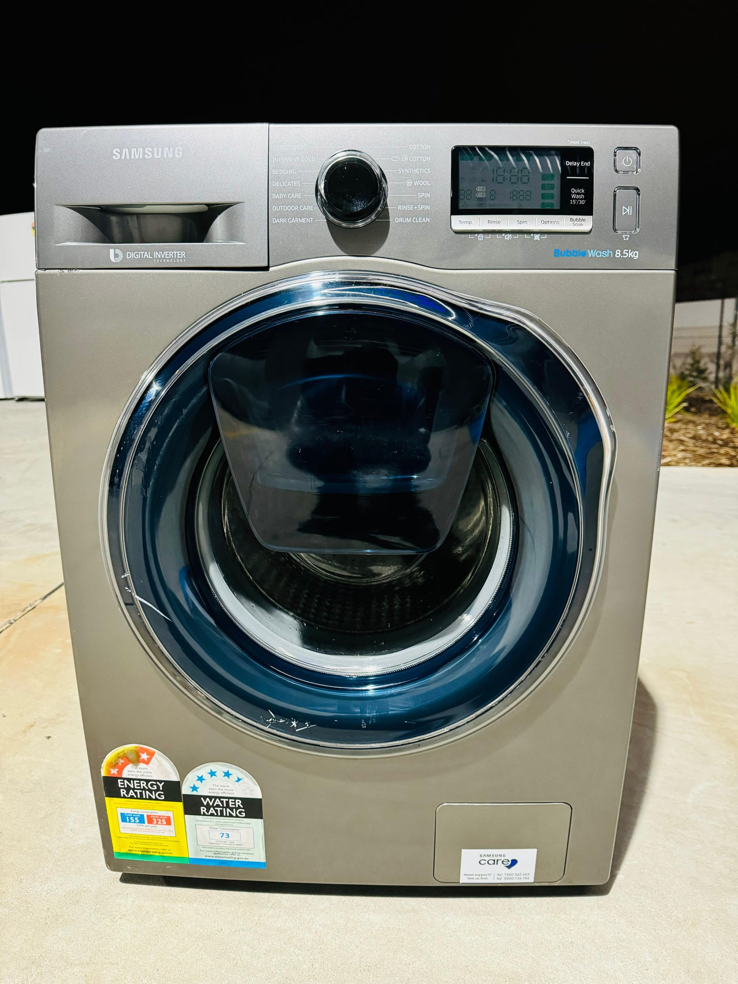 **SAMSUNG 8.5KGS FRONT LOADER WASHING MACHINE**