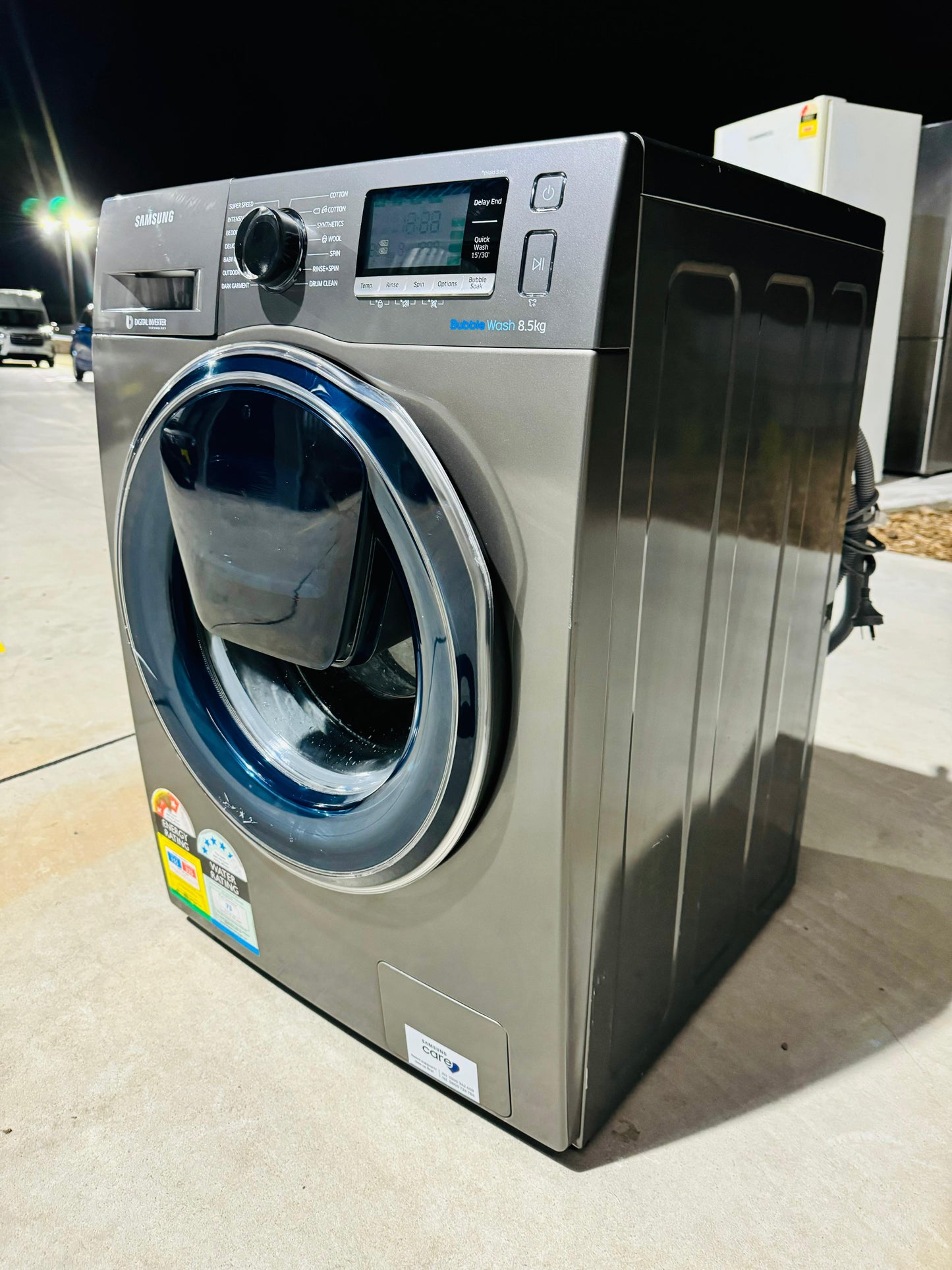 **SAMSUNG 8.5KGS FRONT LOADER WASHING MACHINE**