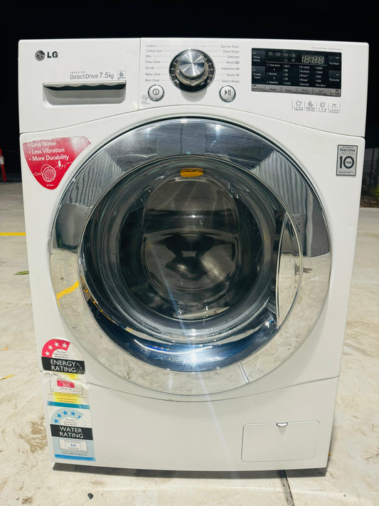 **LG 7.5 KGS FRONT LOADER WASHING MACHINE**