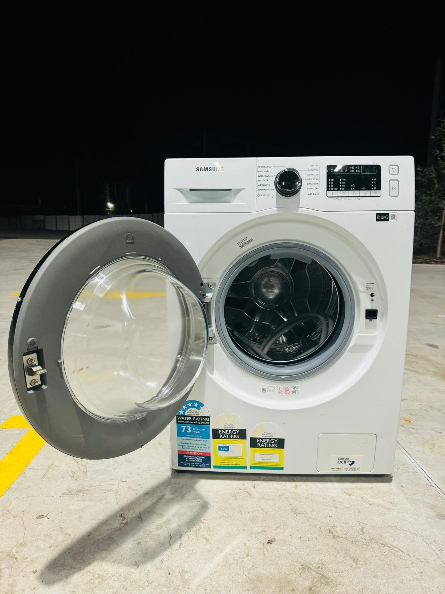 **SAMSUNG 8.5 KGS FRONT LOADER WASHING MACHINE**