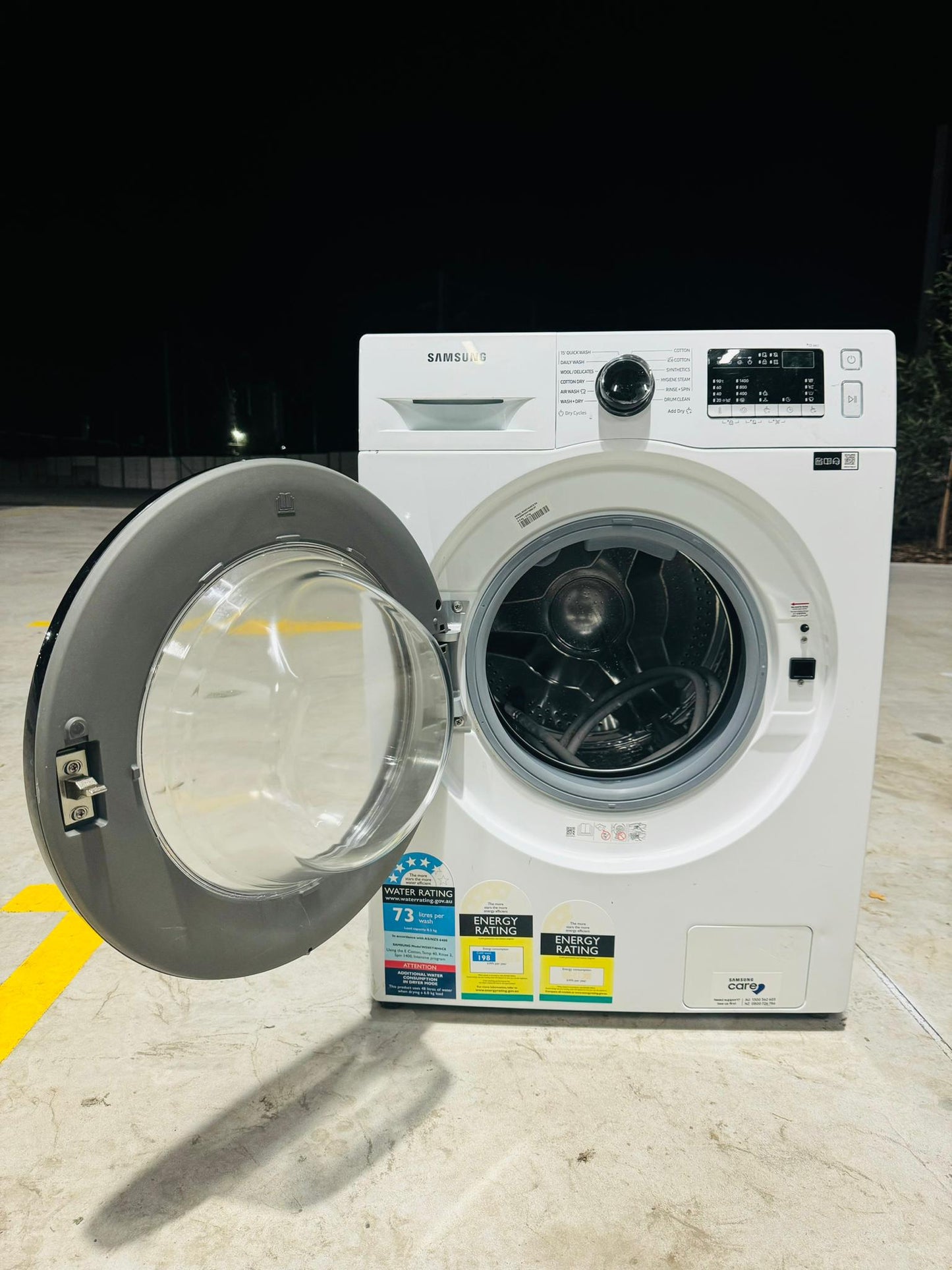 **SAMSUNG 8.5 KGS FRONT LOADER WASHING MACHINE**