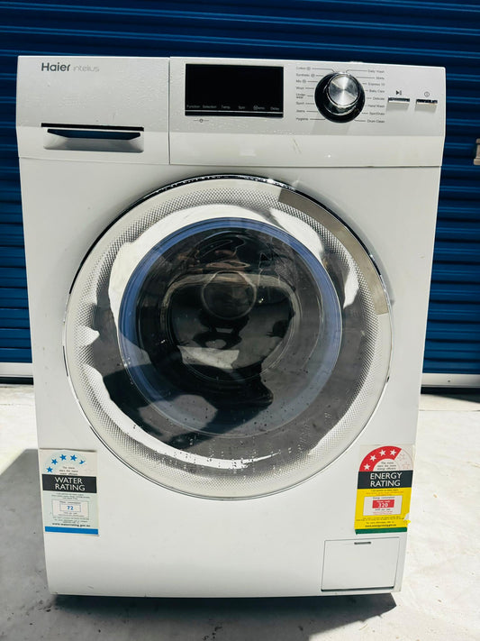 **HAIER 8.5KGS FRONT LOADER WASHING MACHINE**