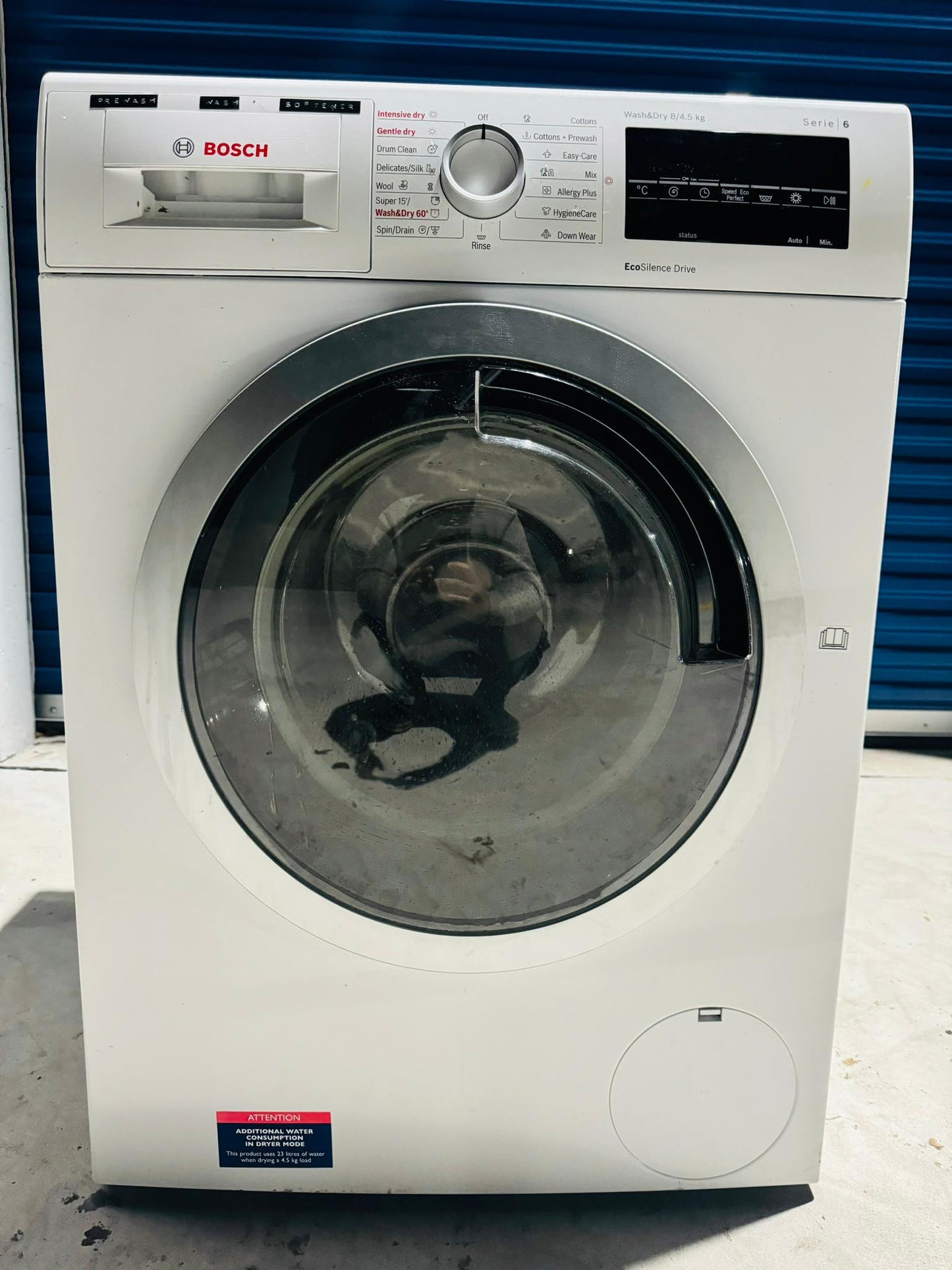 BOSCH 8 KGS WASHING MACHINE &amp; 4.5 KGS DRYER COMBO