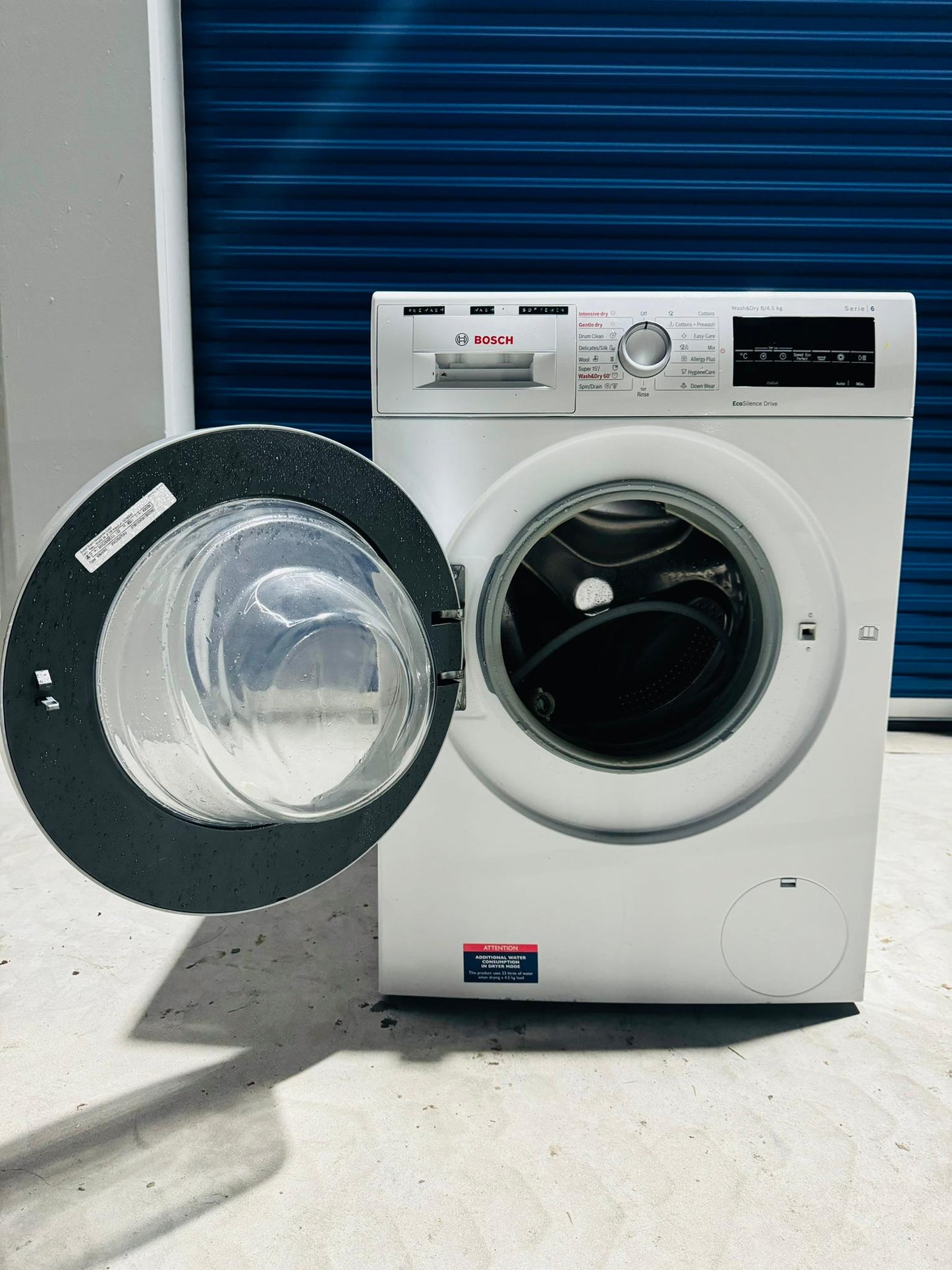 BOSCH 8 KGS WASHING MACHINE &amp; 4.5 KGS DRYER COMBO