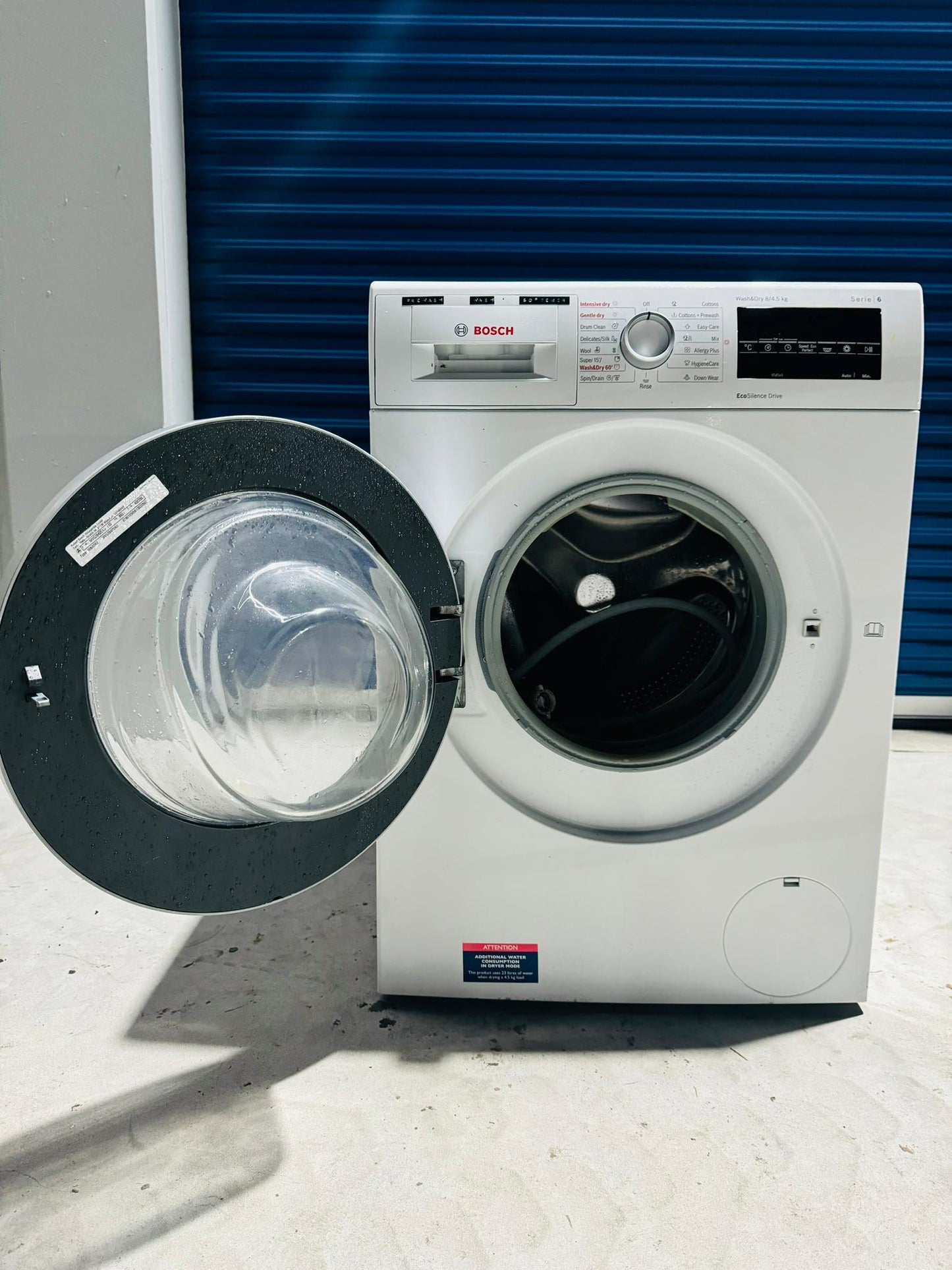 BOSCH 8 KGS WASHING MACHINE &amp; 4.5 KGS DRYER COMBO