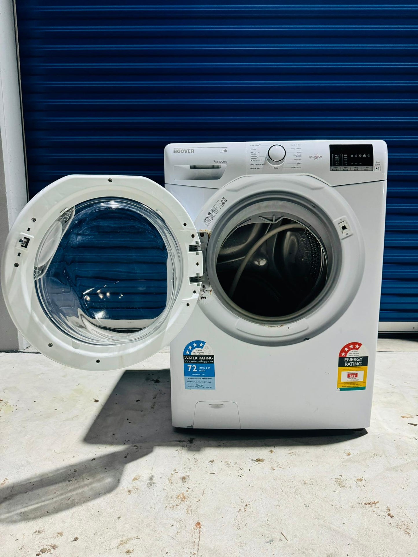 **HOOVER 7KGS FRONT LOADER WASHING MACHINE**