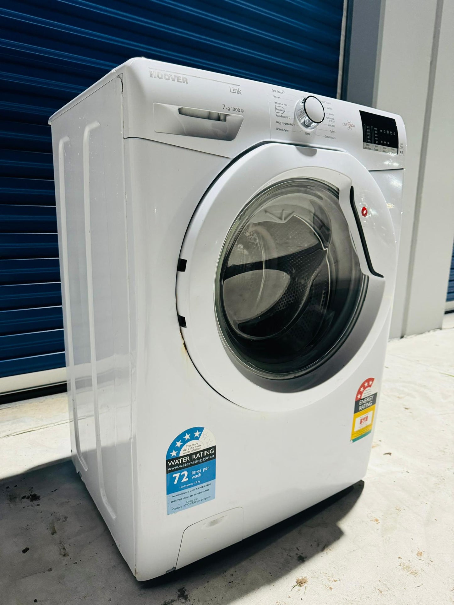 **HOOVER 7KGS FRONT LOADER WASHING MACHINE**