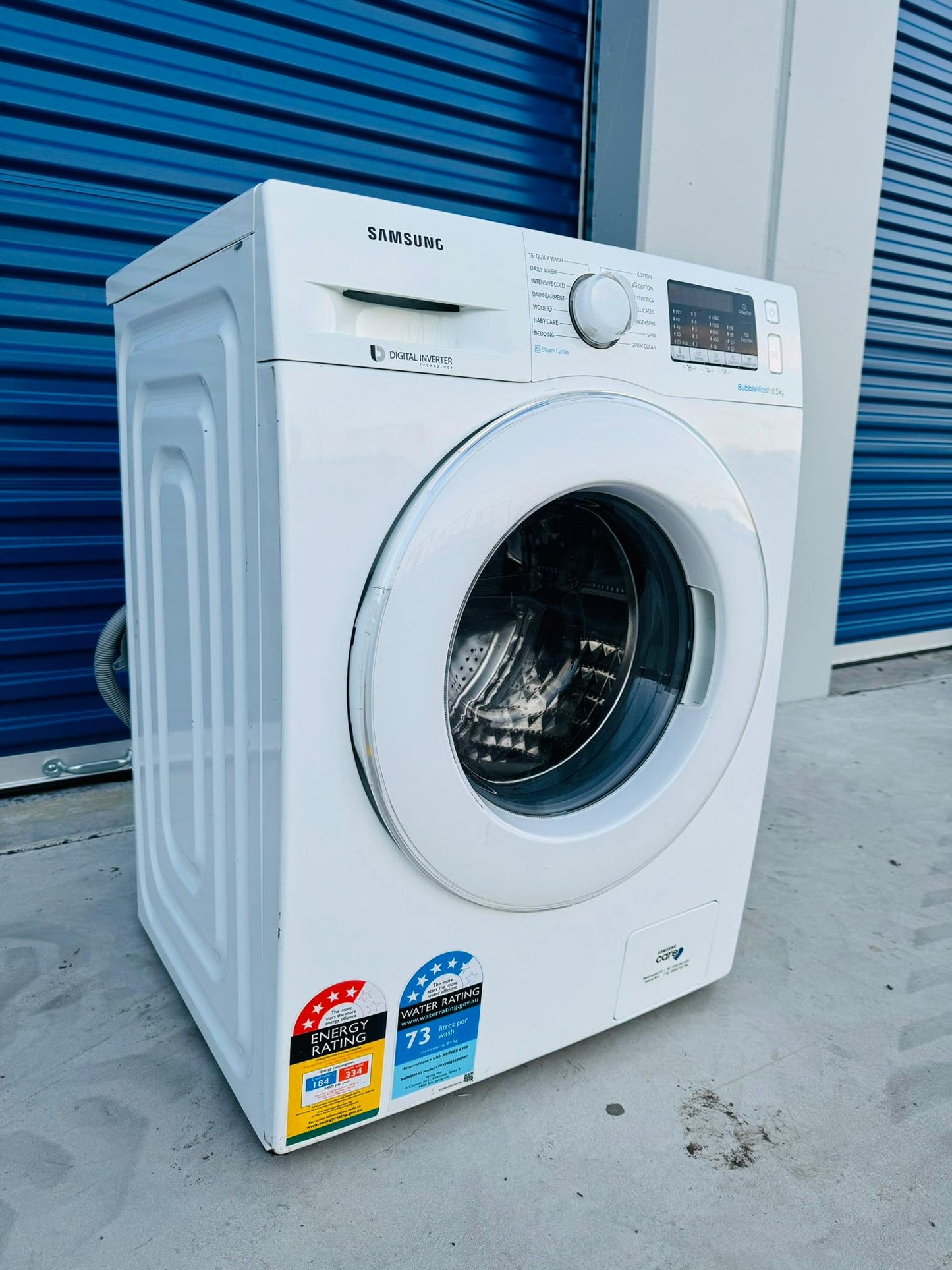 **SAMSUNG 8.5KGS FRONT LOADER WASHING MACHINE**