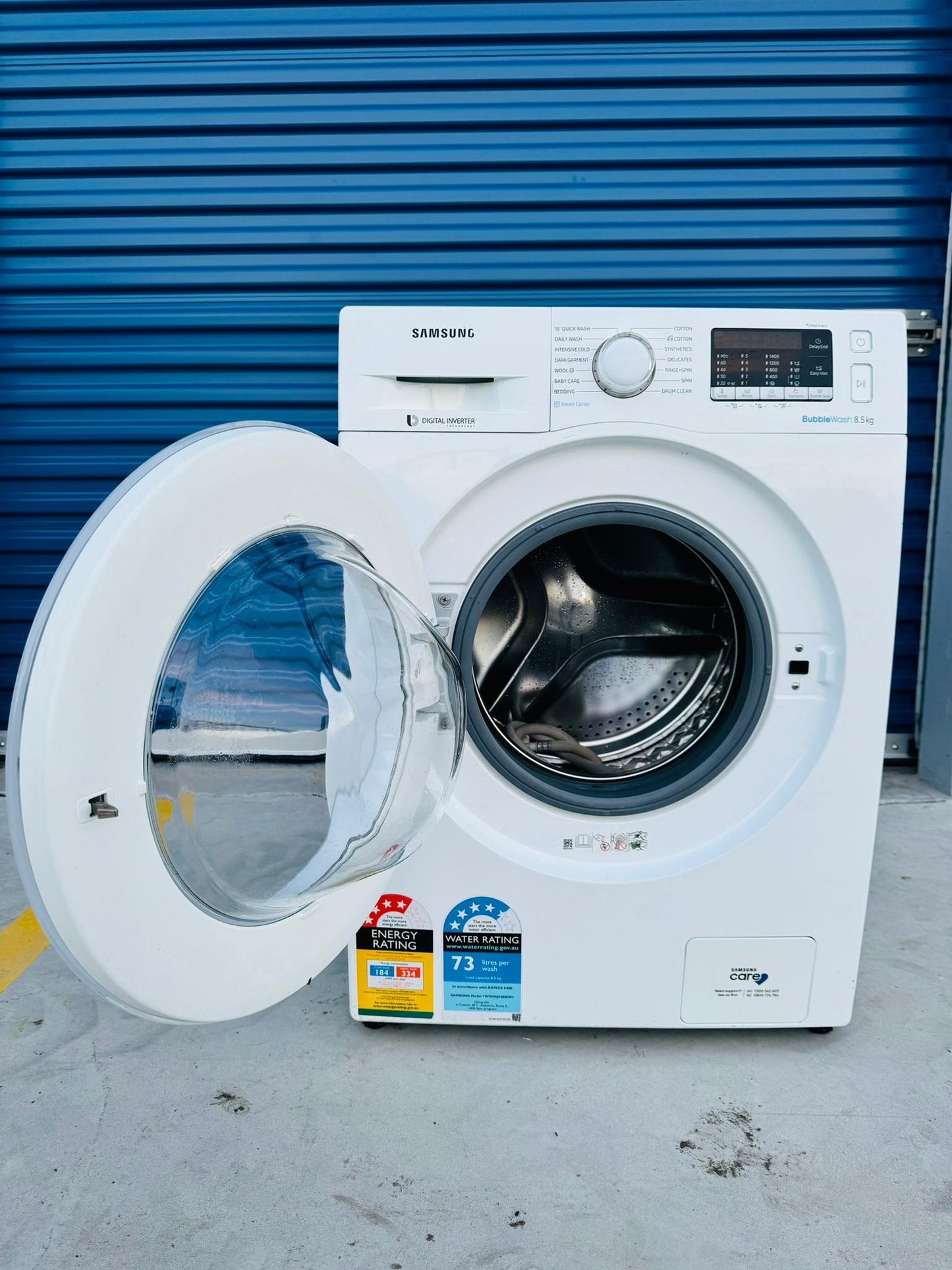 **SAMSUNG 8.5KGS FRONT LOADER WASHING MACHINE**