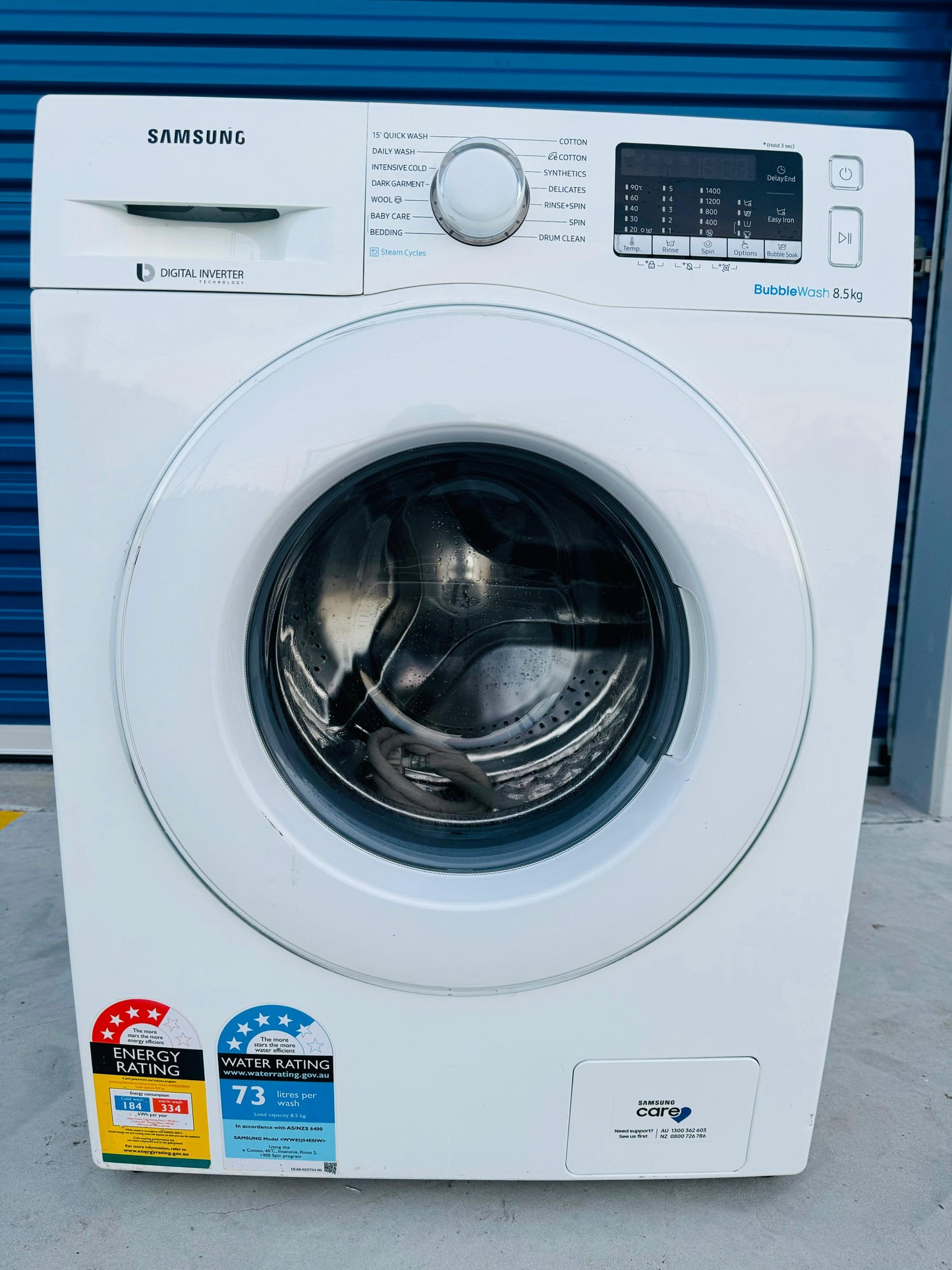 **SAMSUNG 8.5KGS FRONT LOADER WASHING MACHINE**