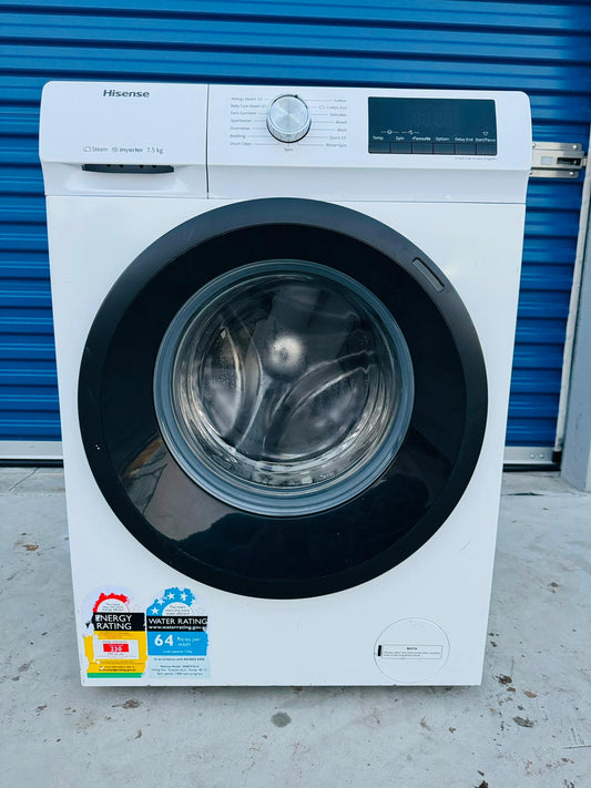 **Hisense 7.5 KGS FRONT LOADER WASHING MACHINE**