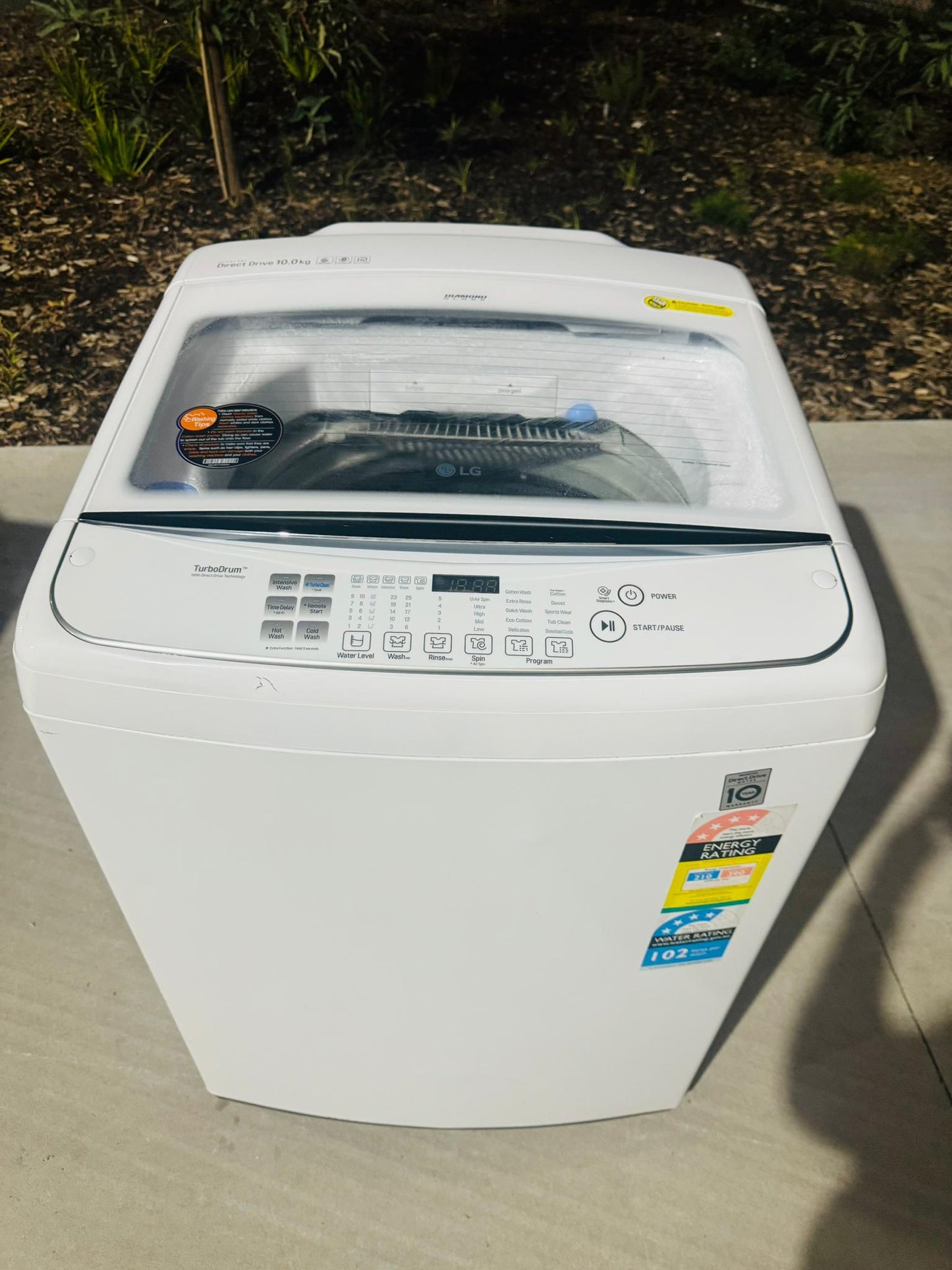 **LG 10KGS TOP LOADER WASHING MACHINE**