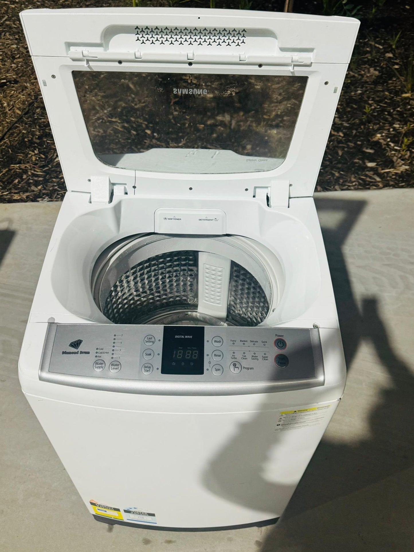 **SAMSUNG 7.5KGS TOP LOADER WASHING MACHINE**