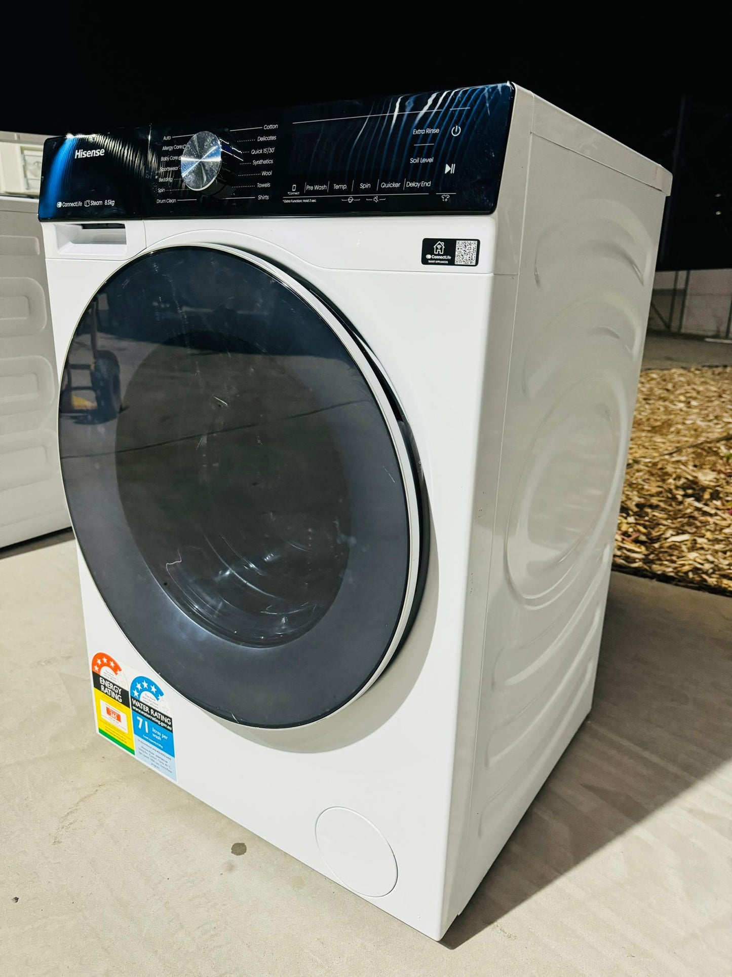 **HISENSE 8.5KGS FRONT LOADER WASHING MACHINE**