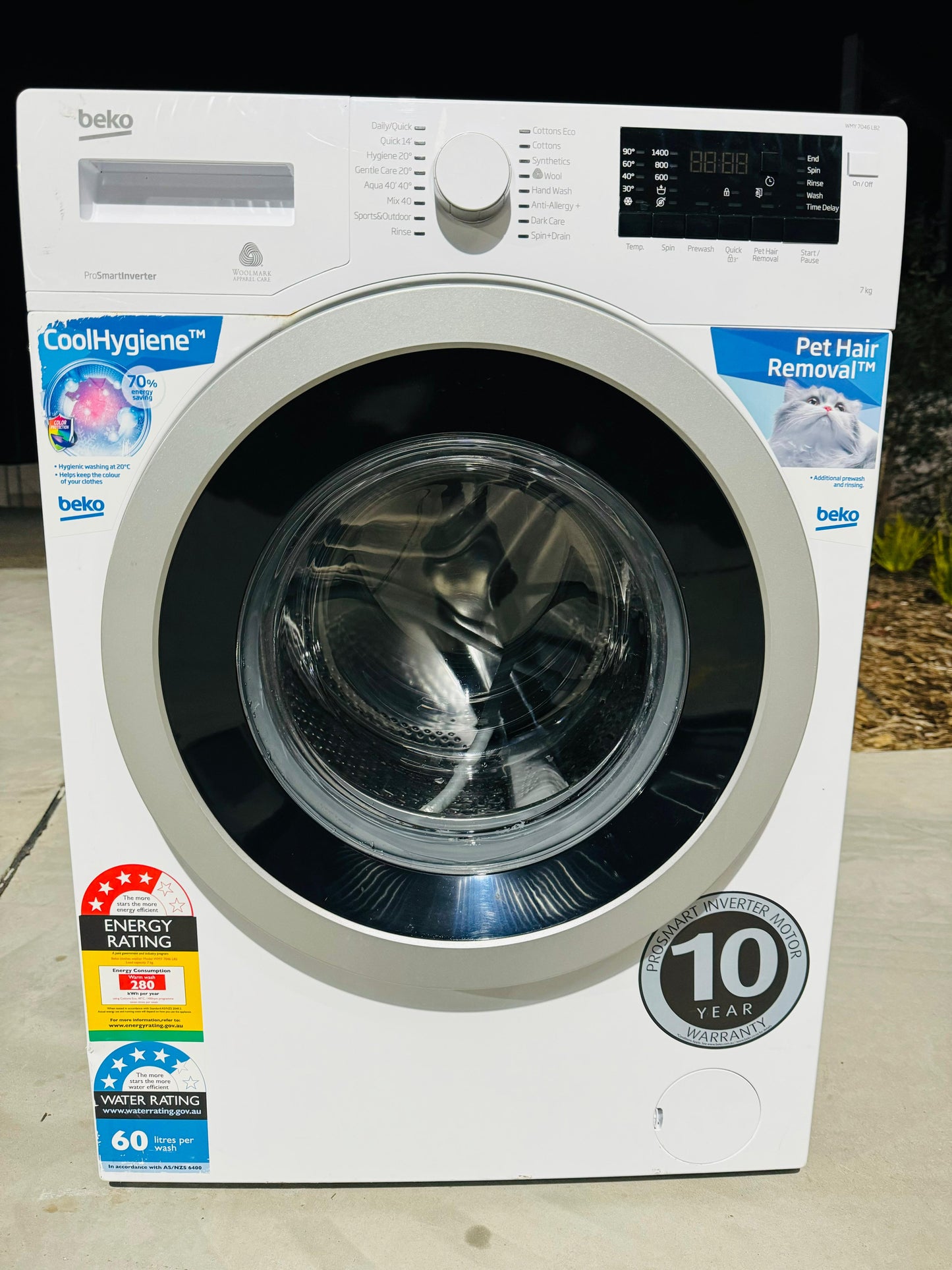 **BEKO 7KGS FRONT LOADER WASHING MACHINE**