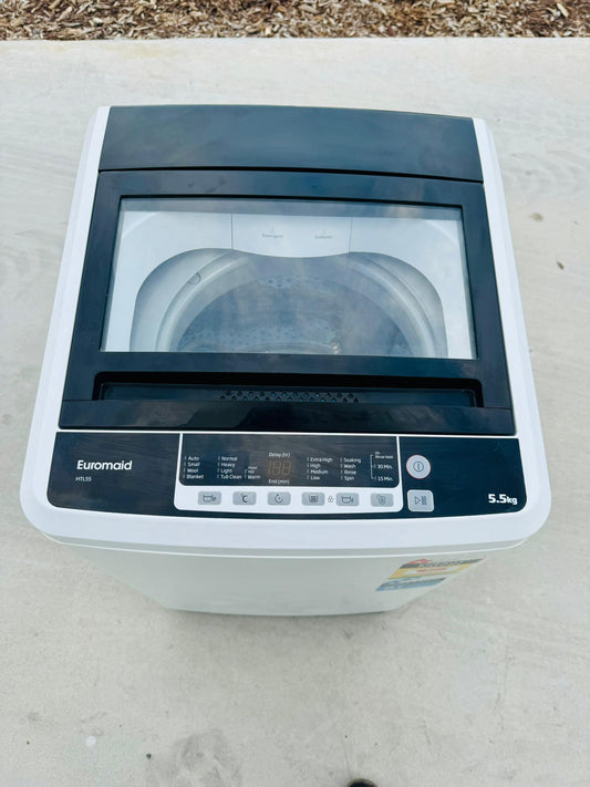 **EUROMAID 5.5 KGS TOP LOADER WASHING MACHINE**