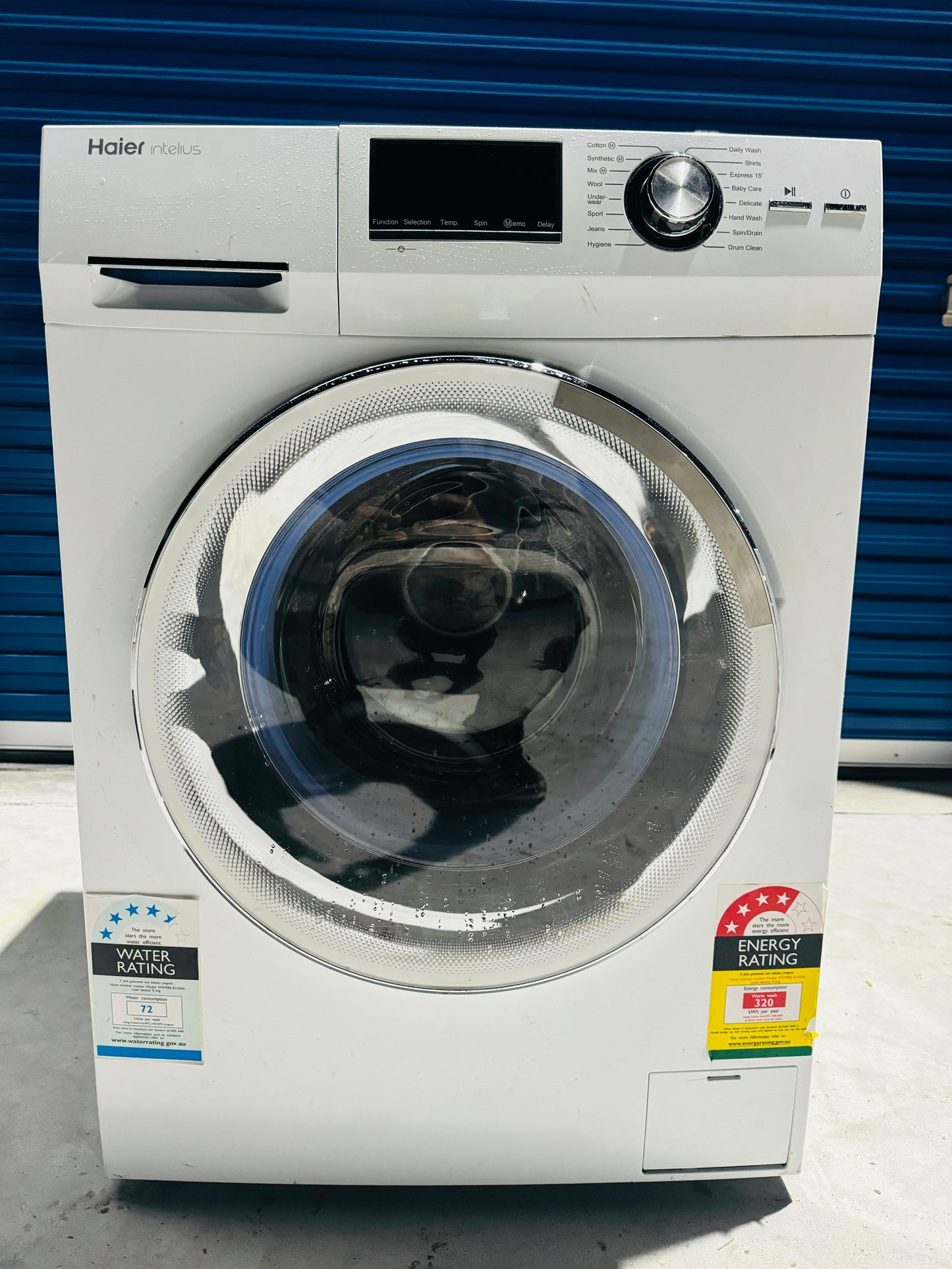 **HAIER 8.5KGS FRONT LOADER WASHING MACHINE**