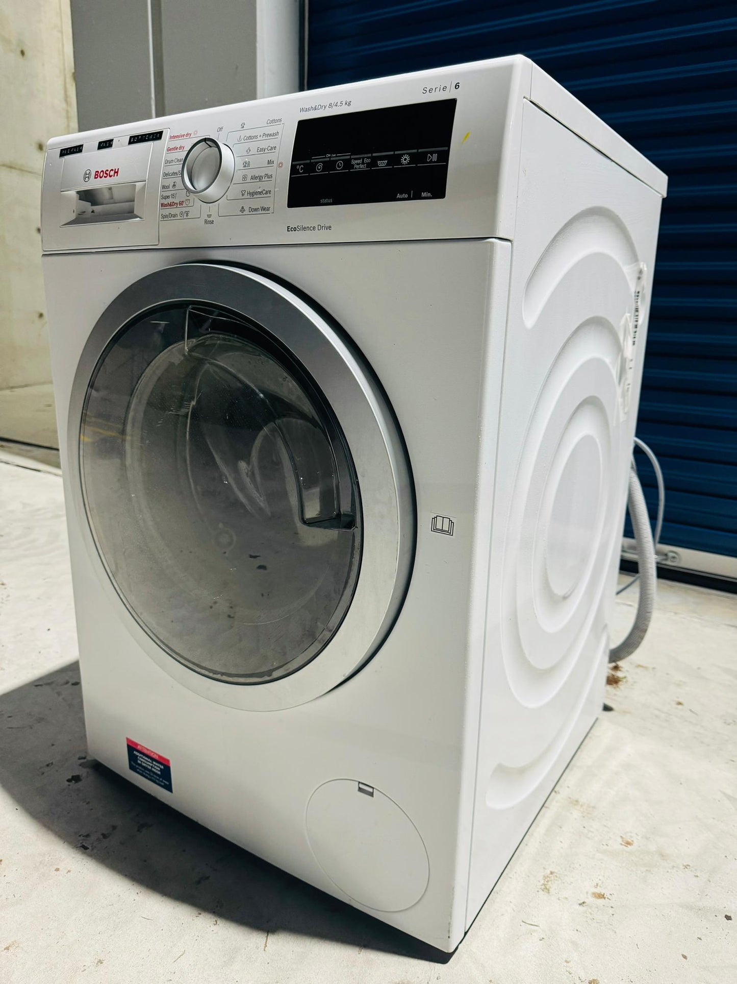 BOSCH 8 KGS WASHING MACHINE &amp; 4.5 KGS DRYER COMBO