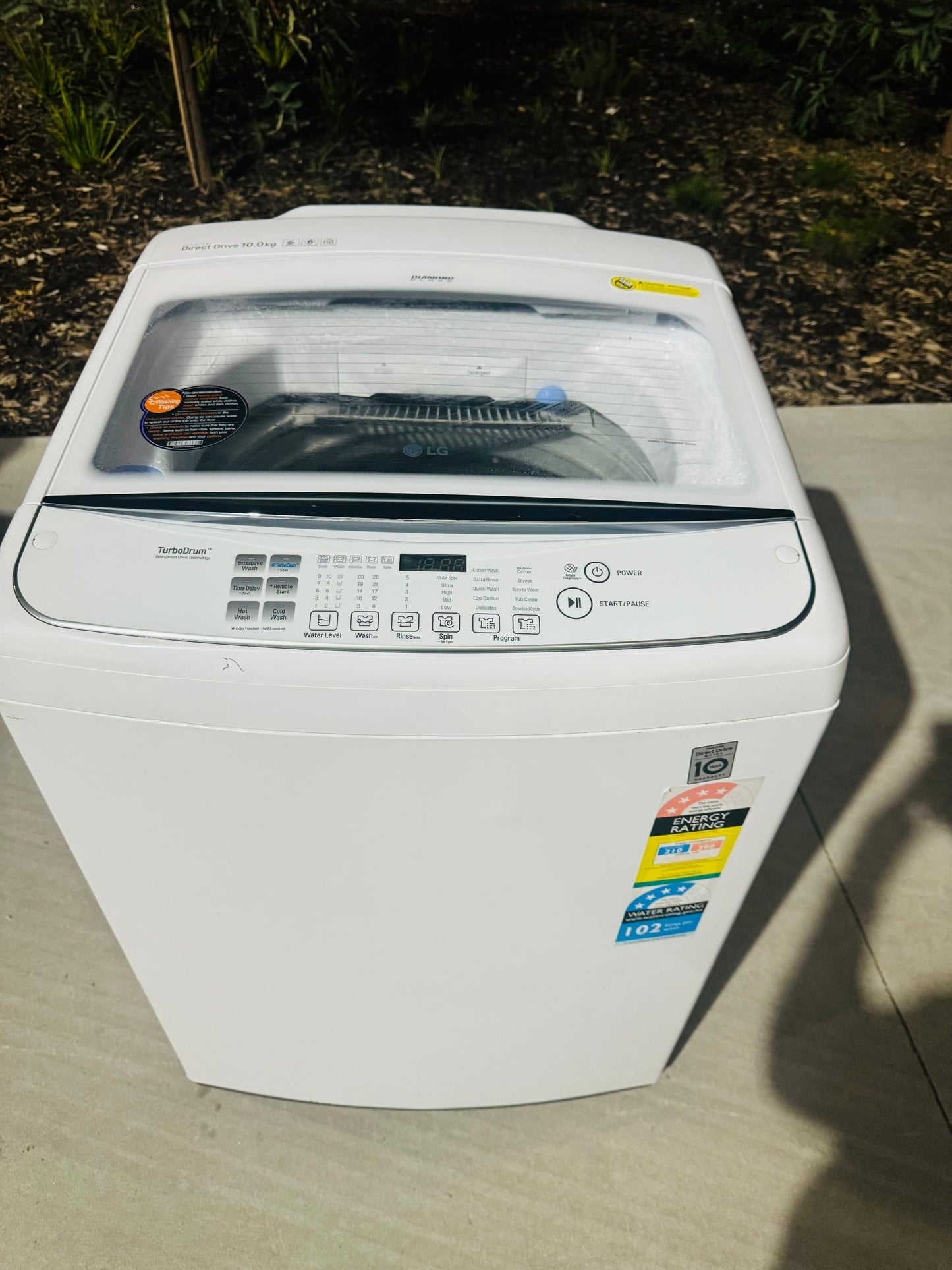 **LG 10KGS TOP LOADER WASHING MACHINE**