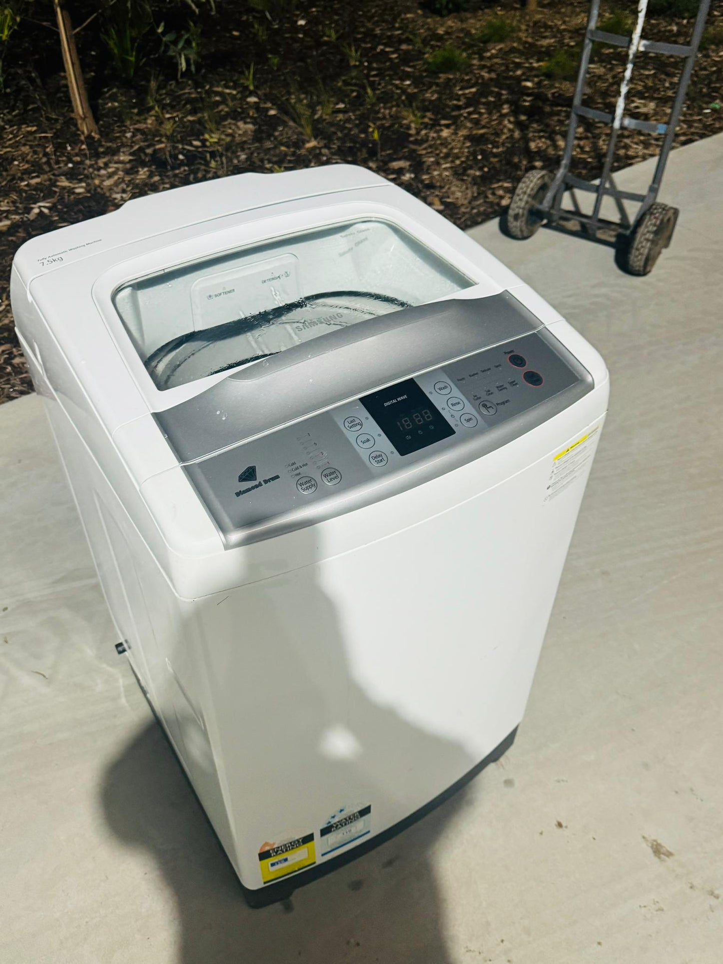 **SAMSUNG 7.5KGS TOP LOADER WASHING MACHINE**