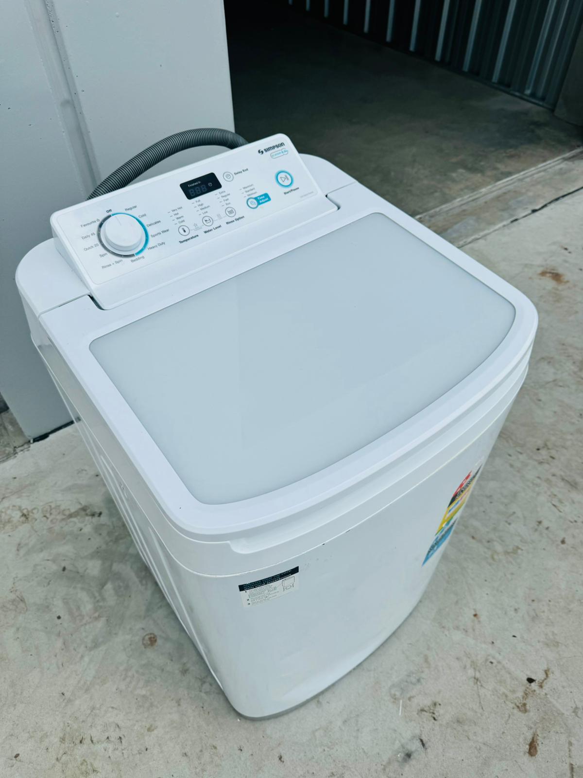 **SIMPSON 6KGS EZI SET TOP LOADER WASHING MACHINE**