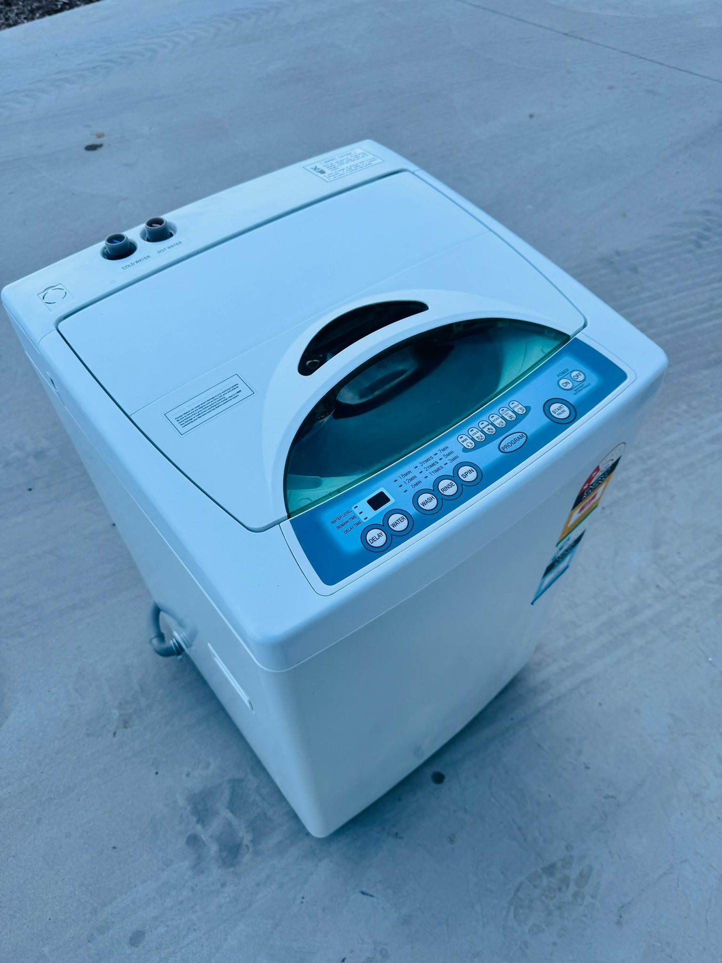 **TEMPO 6KGS TOP LOADER WASHING MACHINE**