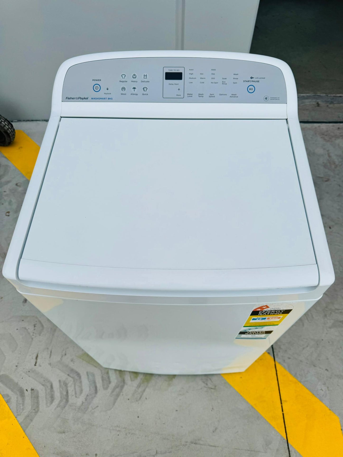 FISHER & PAYKEL 8KGS  TOP LOADER WASHING MACHINE