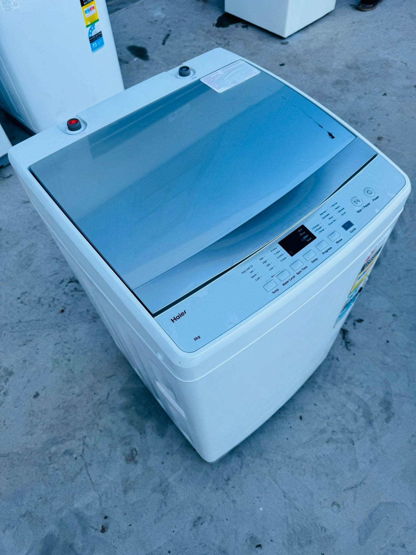 **HAIER 8KGS TOP LOADER WASHING MACHINE**