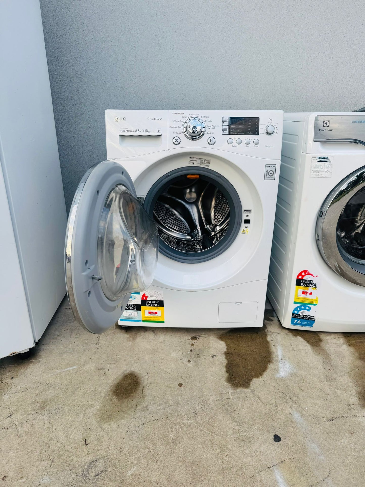 LG 8.5 KGS FRONT LOADER WASHING MACHINE