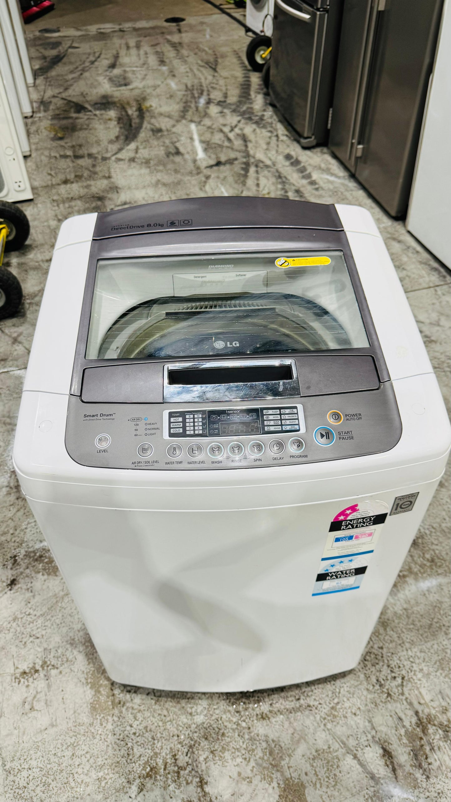 LG 8KGS TOP LOADER WASHING MACHINE