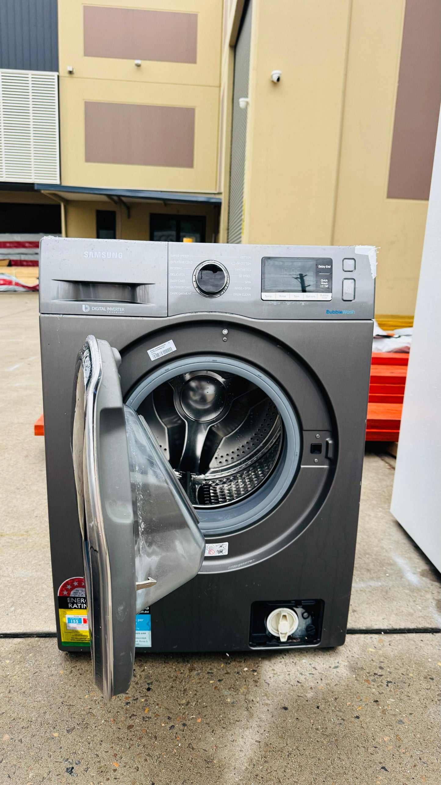 SAMSUNG 8.5KGS FRONT LOADER WASHING MACHINE