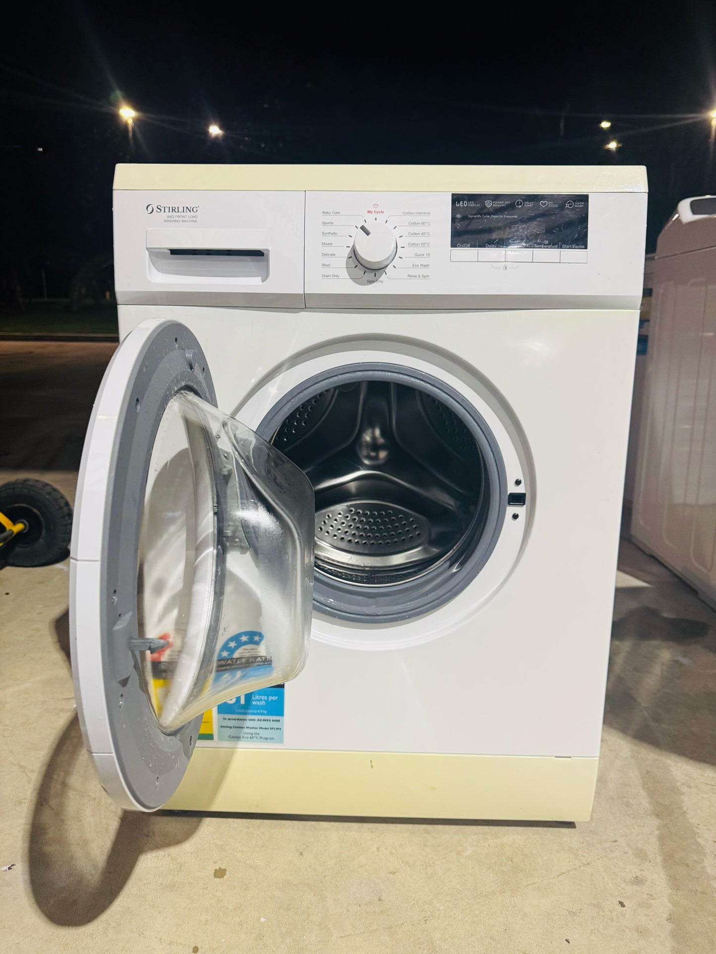 STIRLING 6KGS FRONT LOADER WASHING MACHINE ✅