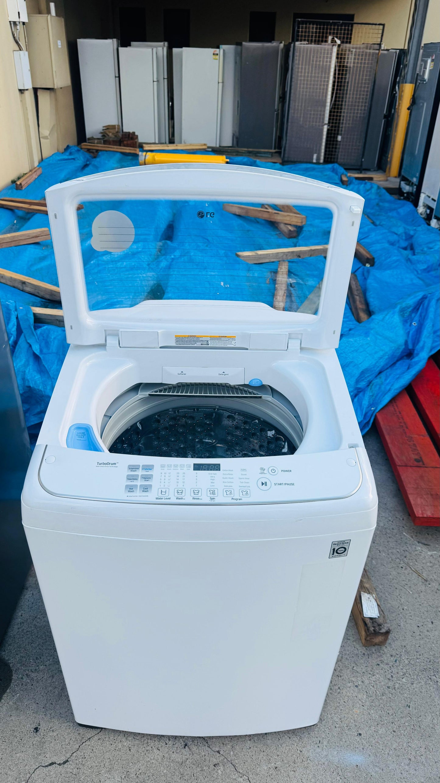 LG 10KGS TOP LOADER WASHING MACHINE