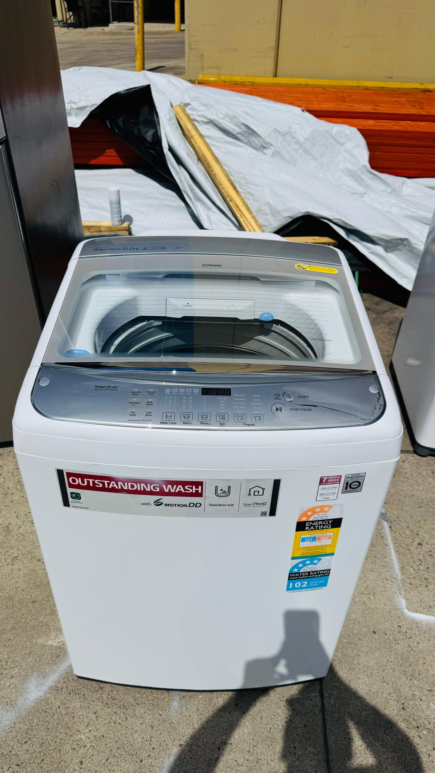 LG 10KGS TOP LOADER WASHING MACHINE