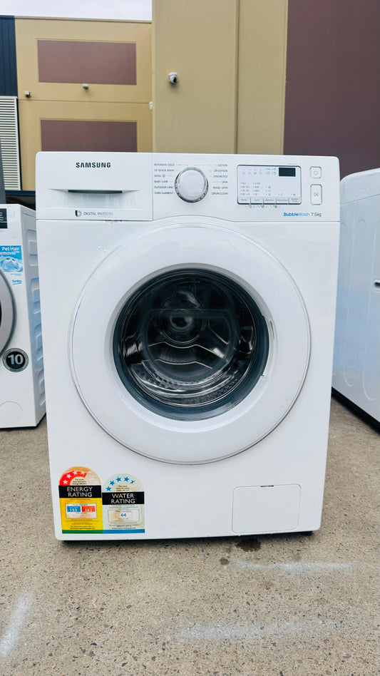 SAMSUNG 7.5KGS FRONT LOADER WASHING MACHINE