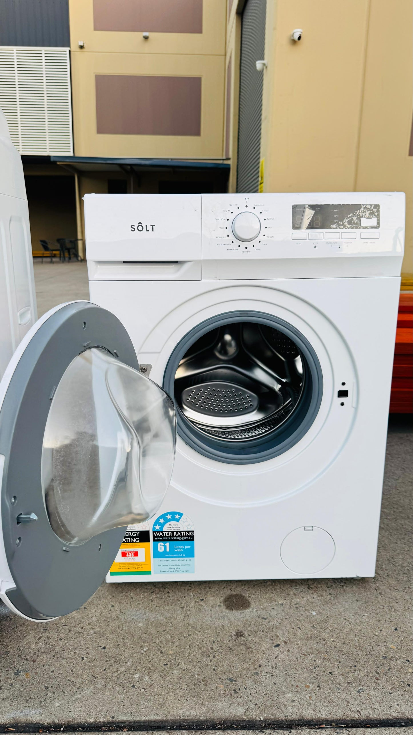 SOLT 6KGS FRONT LOADER WASHING MACHINE