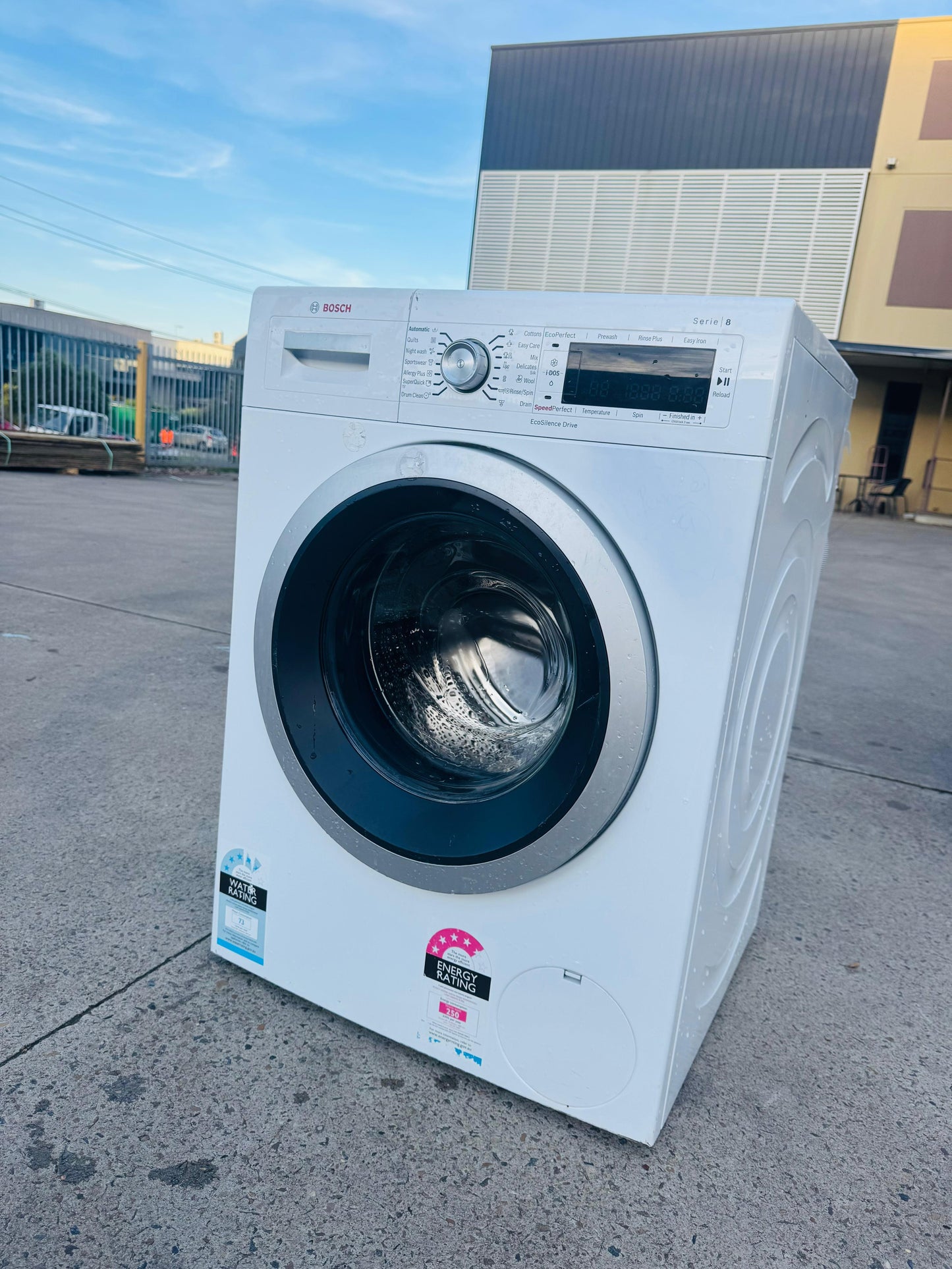 BOSCH 8.5 KGS FRONT LOADER WASHING MACHINE