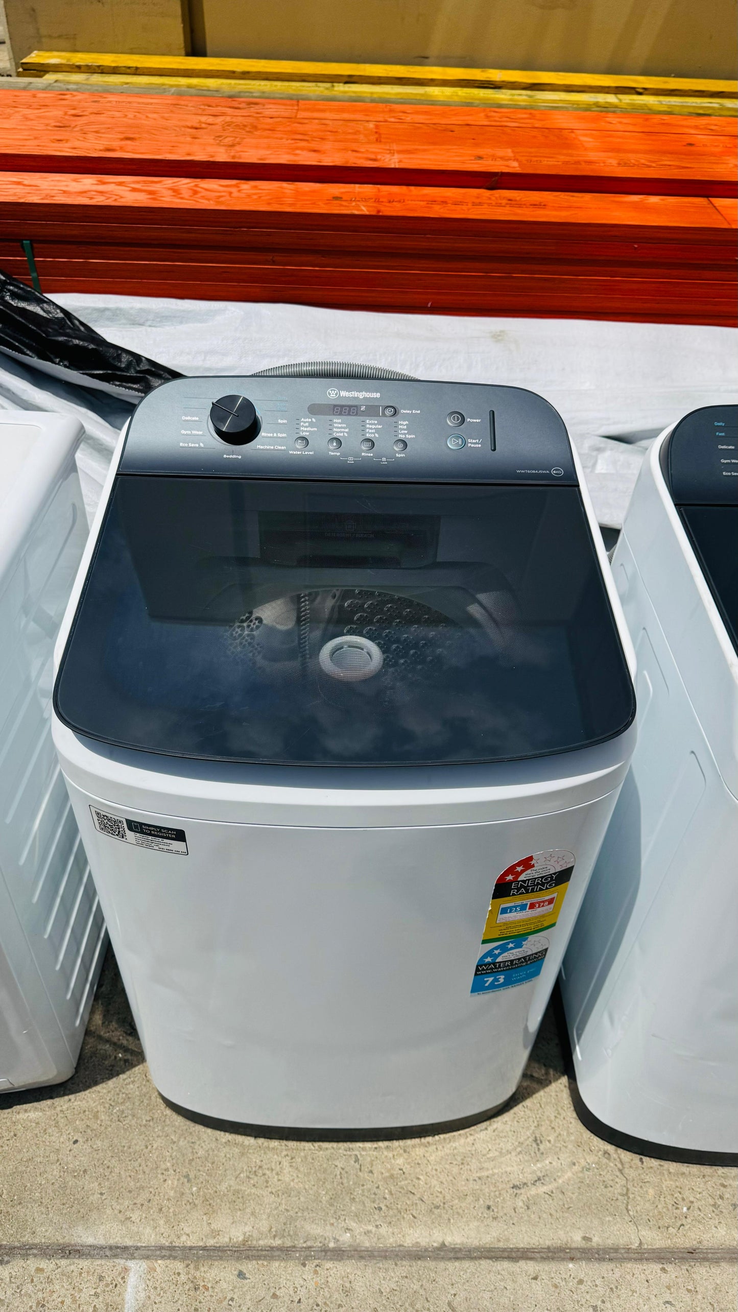 WESTINGHOUSE 6KGS TOP LOADER WASHING MACHINE