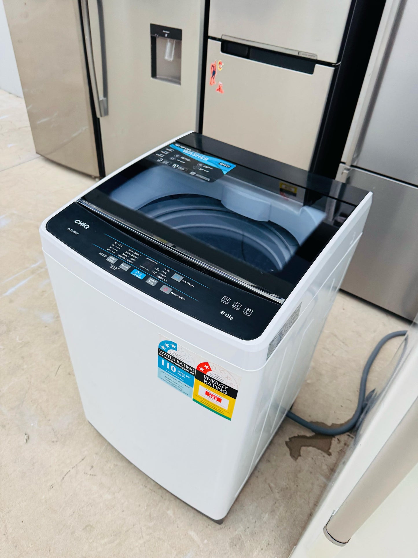 CHIQ 8KGS TOP LOADER WASHING MACHINE