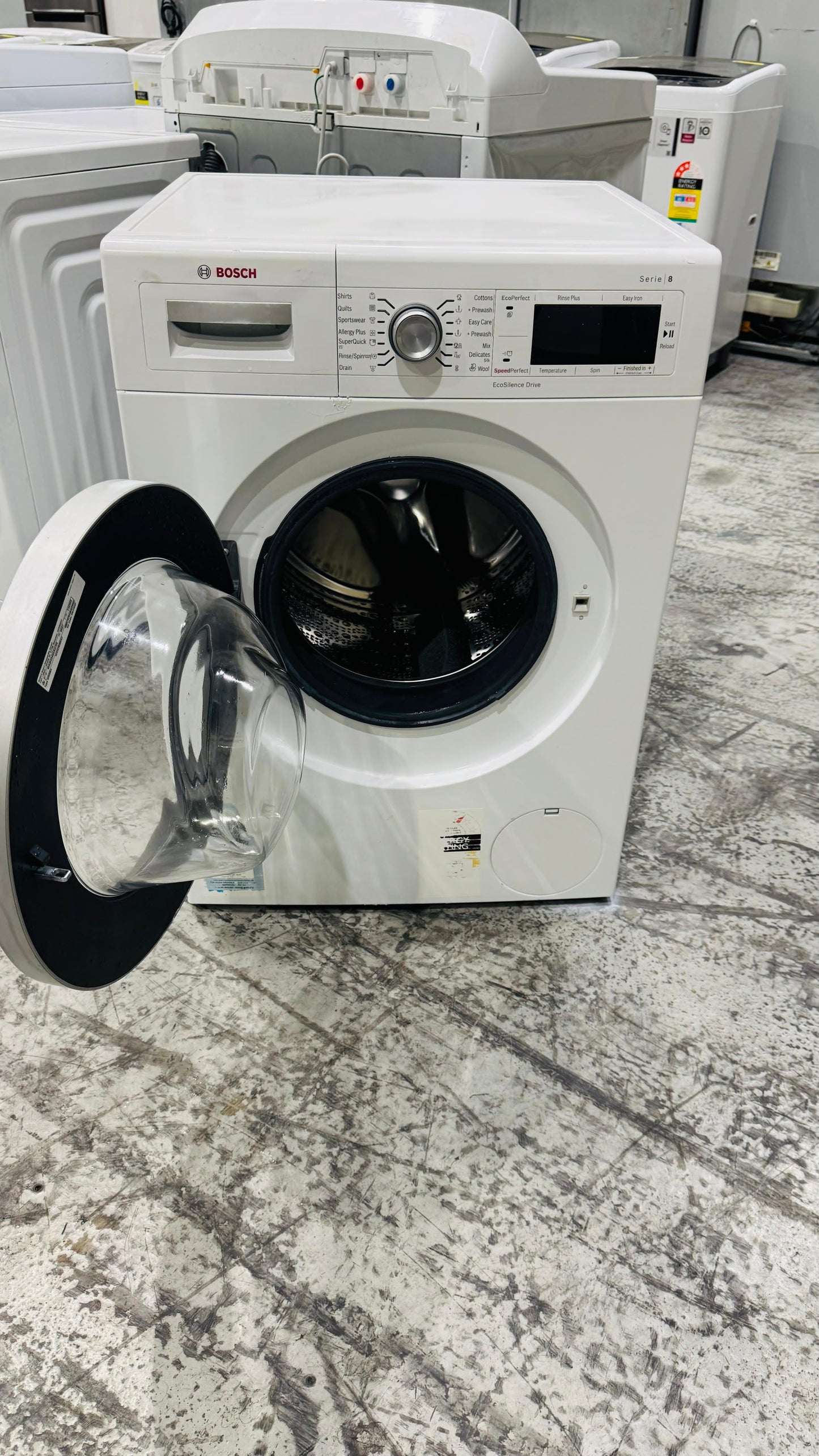 BOSCH 8KGS FRONT LOADER WASHING MACHINE