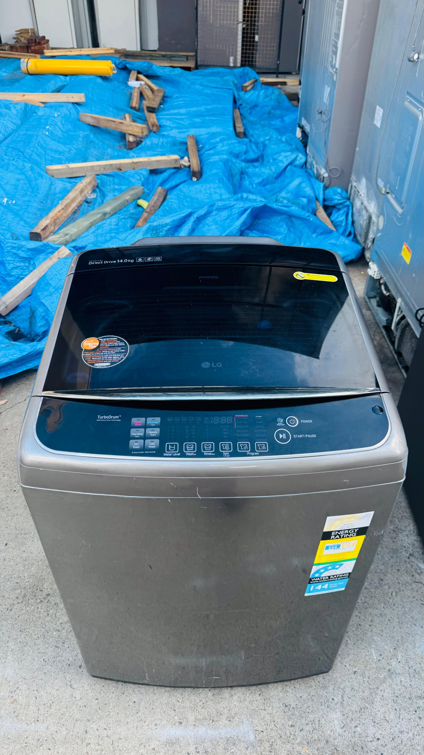 LG 14KGS TOP LOADER WASHING MACHINE