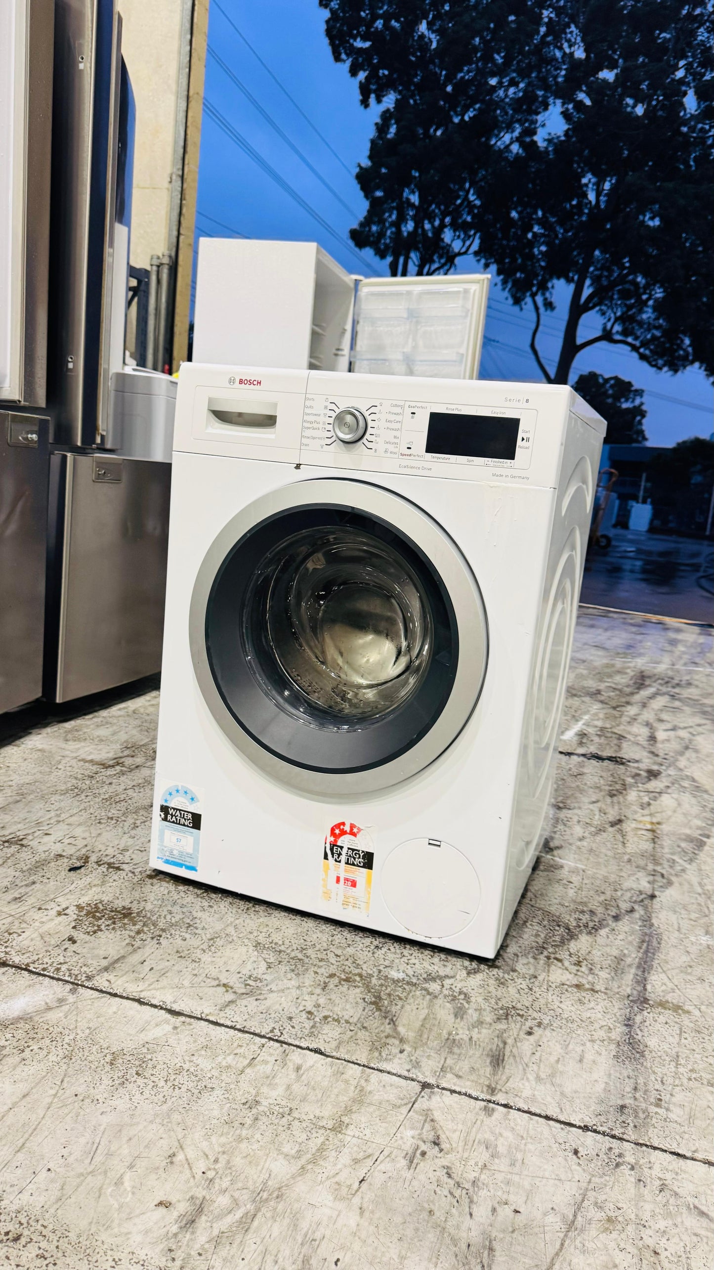 BOSCH 8KGS FRONT LOADER WASHING MACHINE