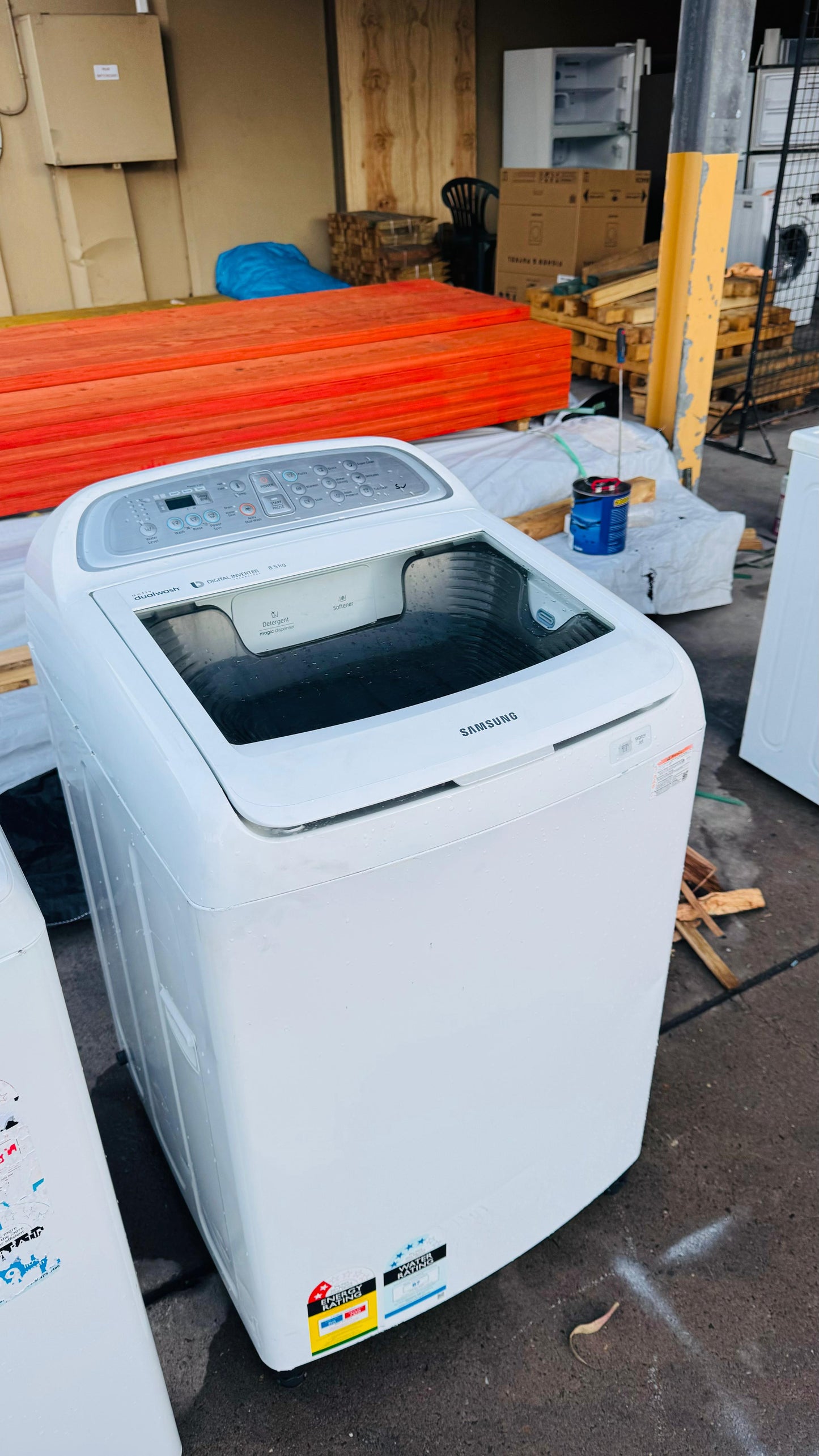 SAMSUNG 8.5KGS TOP LOADER WASHING MACHINE