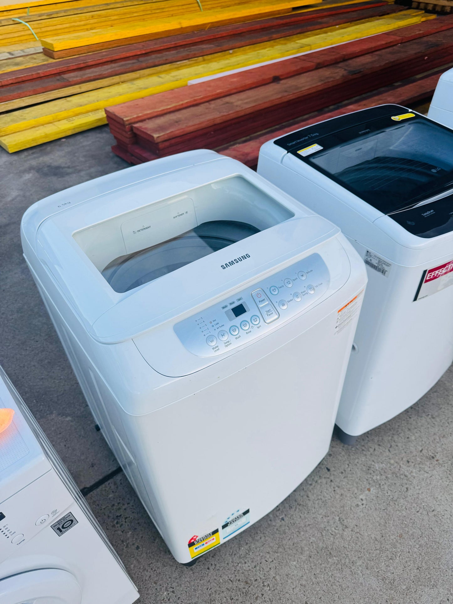 SAMSUNG 6.5 KGS TOP LOADER WASHING MACHINE