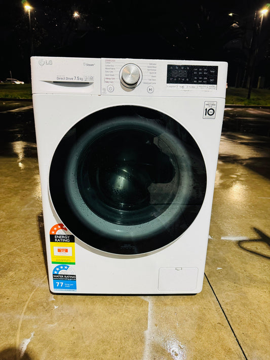 LG 7.5KGS FRONT LOADER WASHING MACHINE