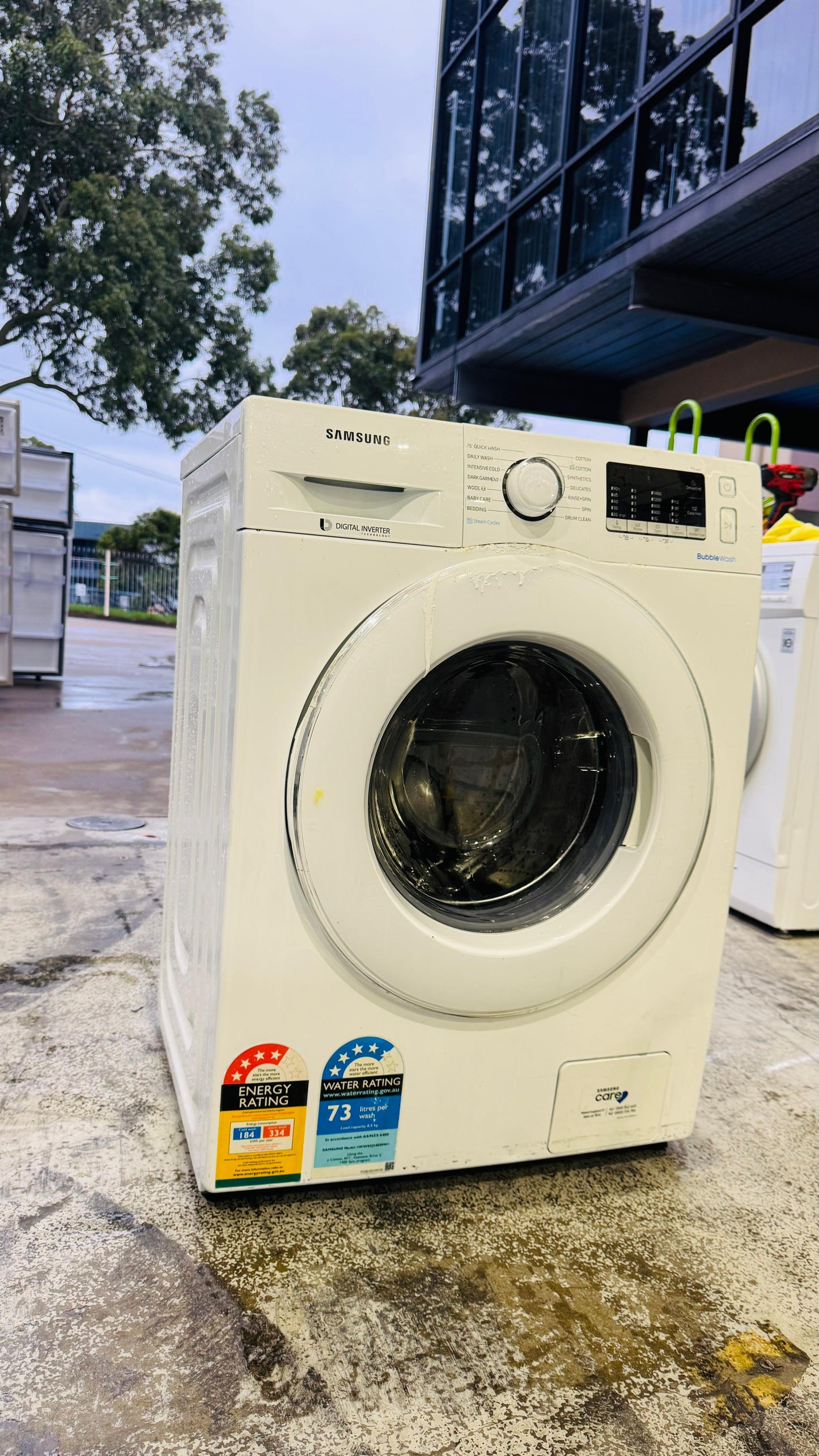 SAMSUNG 8.5KGS FRONT LOADER WASHING MACHINE