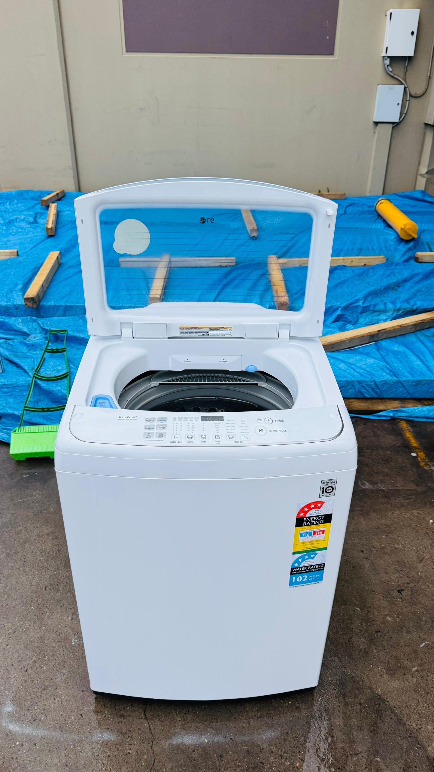 LG 10KGS TOP LOADER WASHING MACHINE