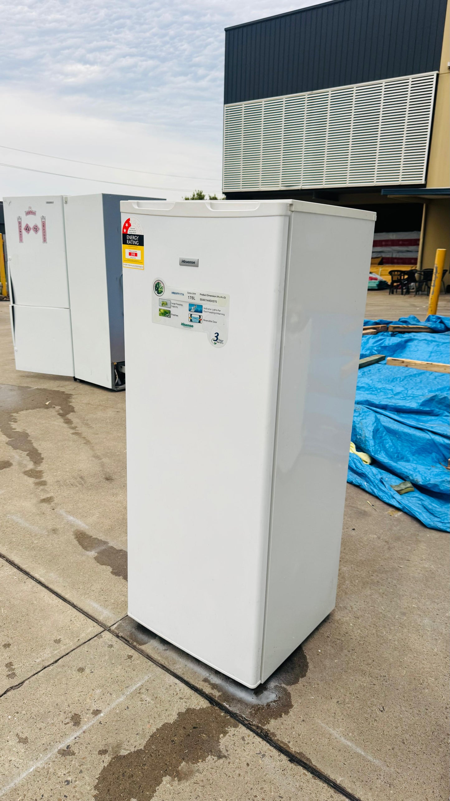 HISENSE 176 LITRES FREEZER ONLY